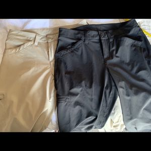 Lot of 2 Eddie Bauer Crop pants size 4